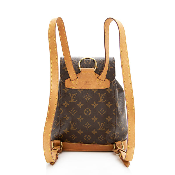 Louis Vuitton mini Montsouris backpack in monogram canvas Brown