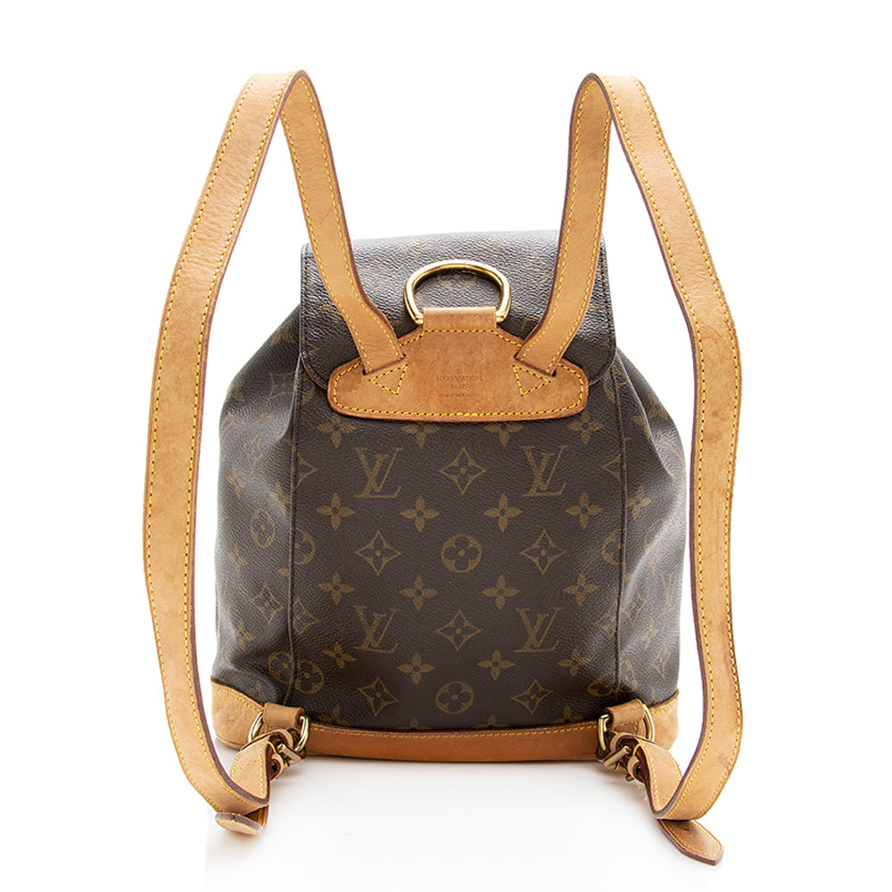 Louis Vuitton Vintage Monogram Canvas Montsouris MM Backpack (SHF-19011)