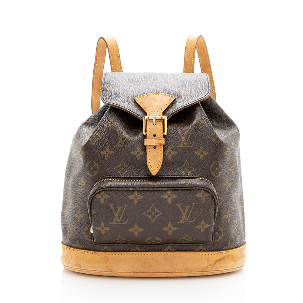 Louis Vuitton Vintage Monogram Canvas Montsouris MM Backpack (SHF-19011)
