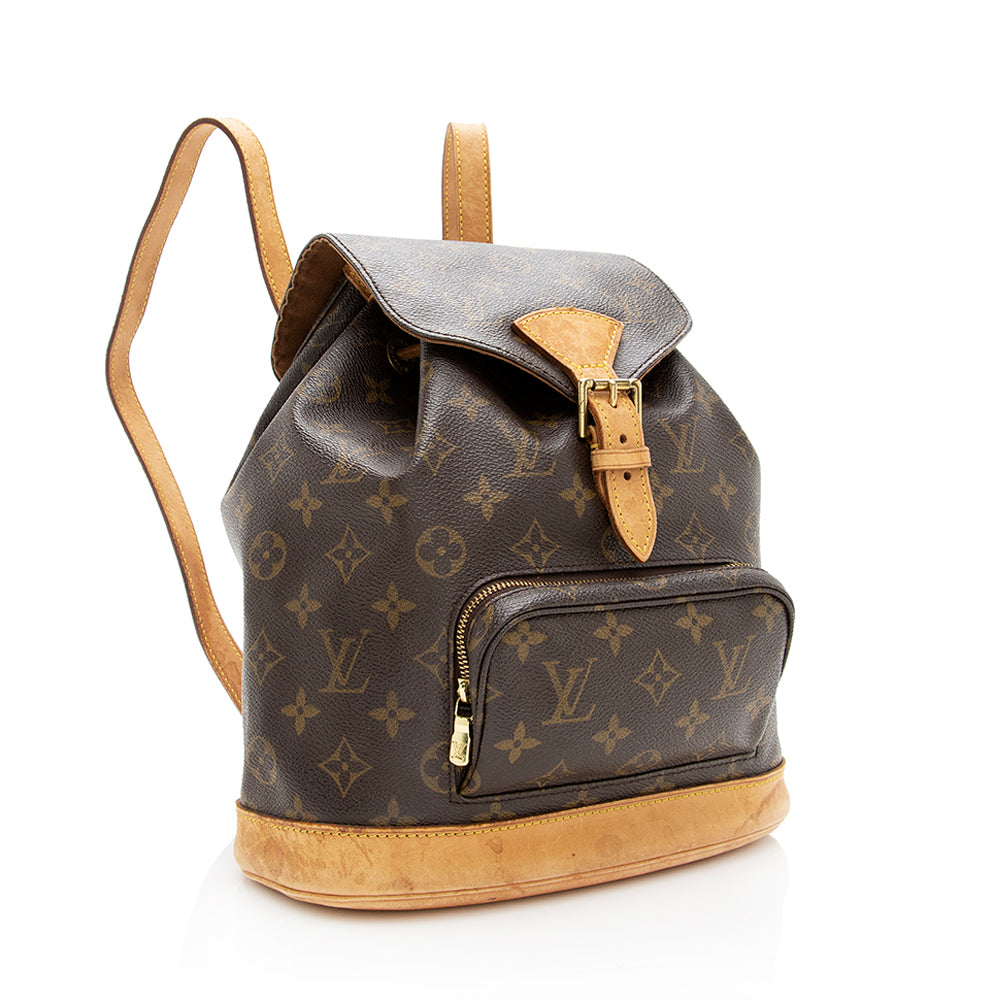 Louis Vuitton Vintage Monogram Canvas Montsouris MM Backpack (SHF-19011)
