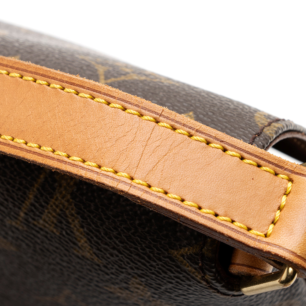 Louis Vuitton Vintage Monogram Canvas Musette Tango Shoulder Bag (SHF-20340)