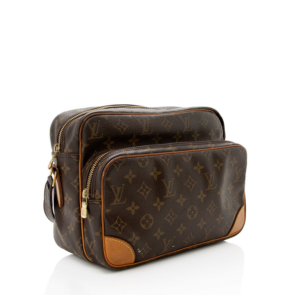 Shop for Louis Vuitton Monogram Canvas Leather Nile GM Shoulder