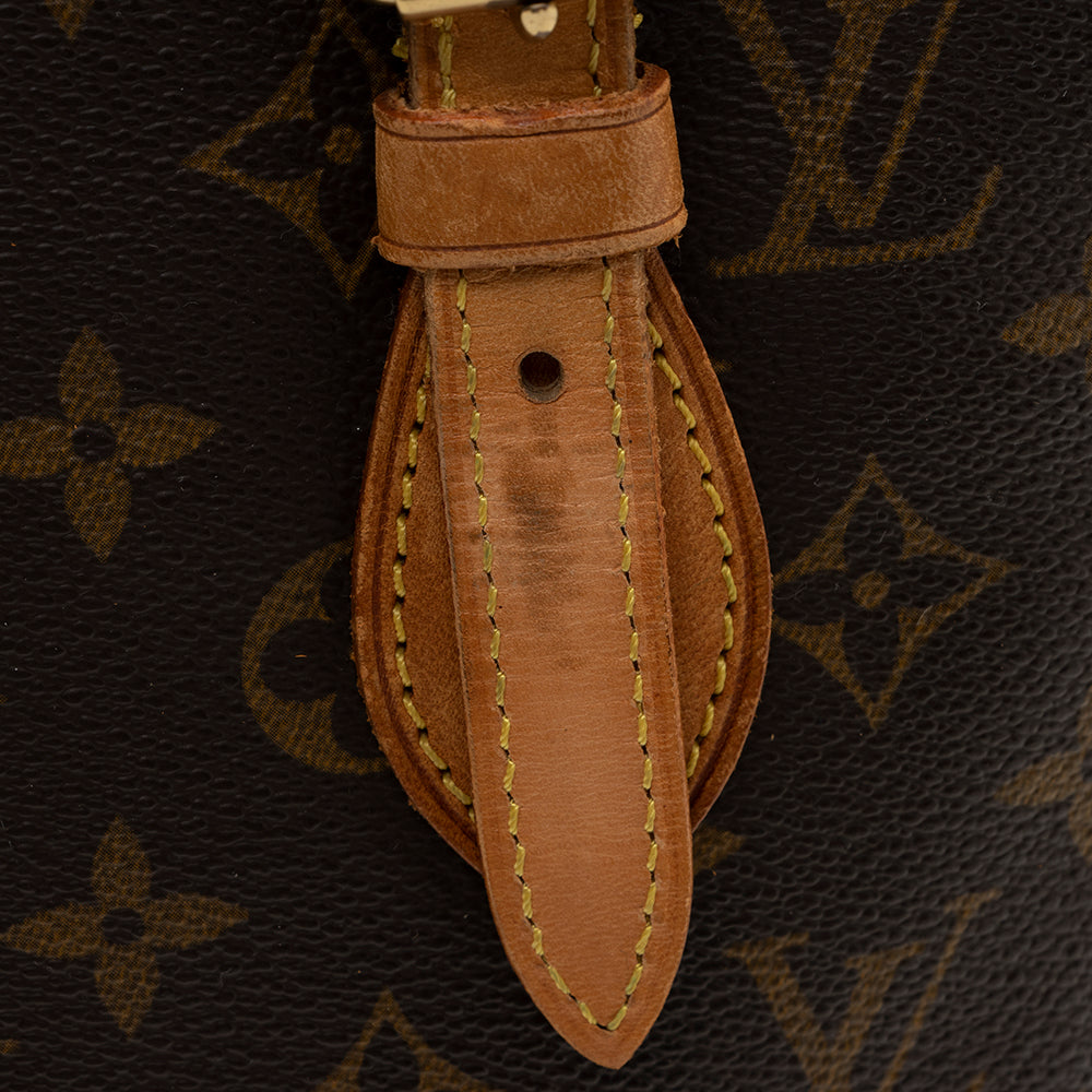 Louis Vuitton Vintage Monogram Canvas Petit Bucket Tote (SHF-16436)