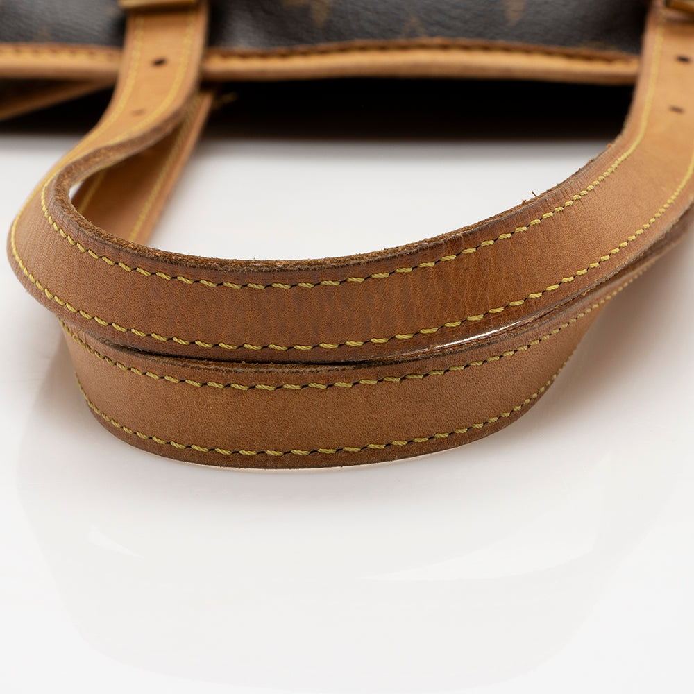 Louis Vuitton Vintage Monogram Canvas Petit Bucket Tote (SHF-16436)