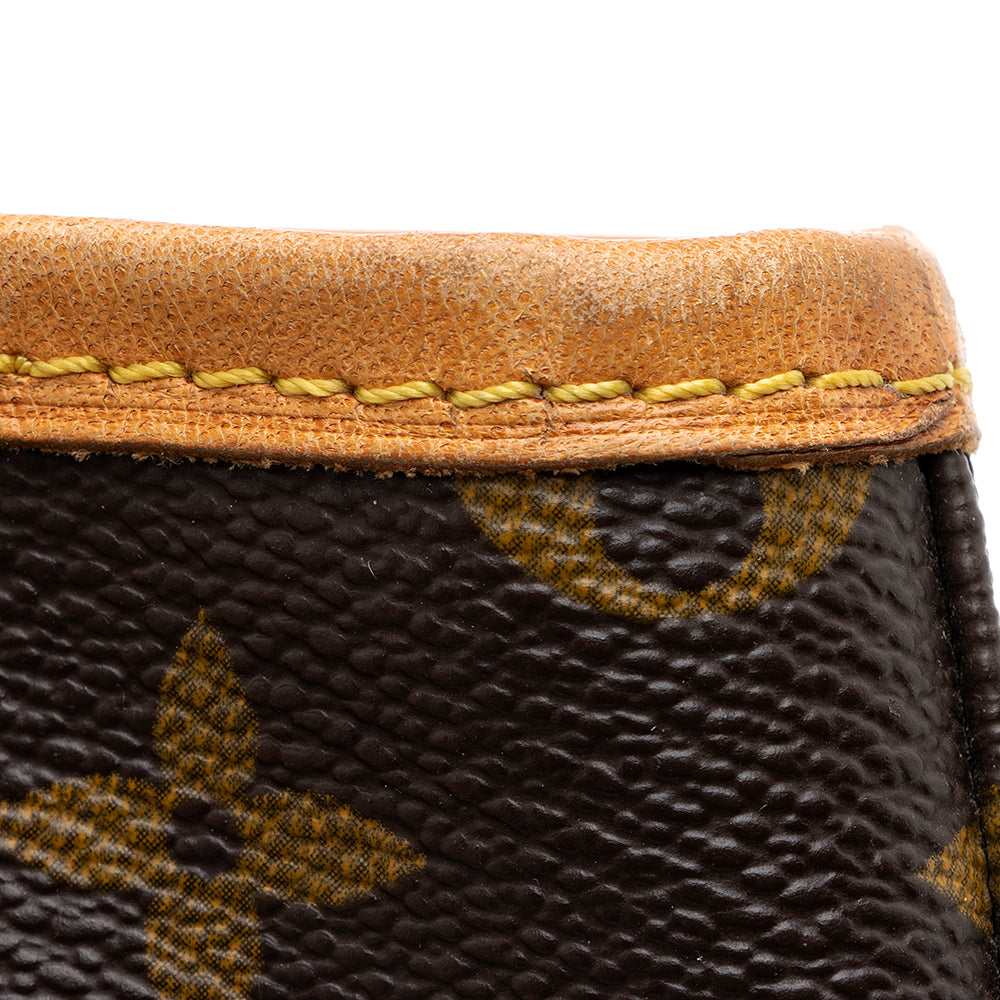 Louis Vuitton Vintage Monogram Canvas Petit Bucket Tote (SHF-18459)