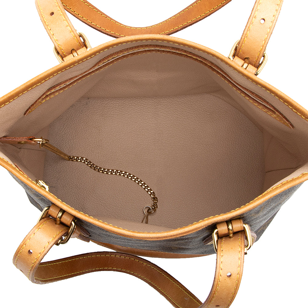 Louis Vuitton Vintage Monogram Canvas Petit Bucket Tote (SHF-18459)