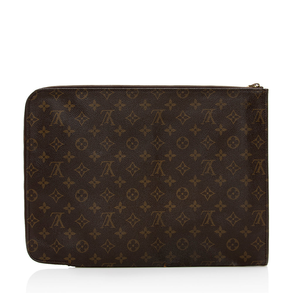 Louis Vuitton Vintage Monogram Canvas Poche Documents Portfolio - FINAL SALE (SHF-16705)