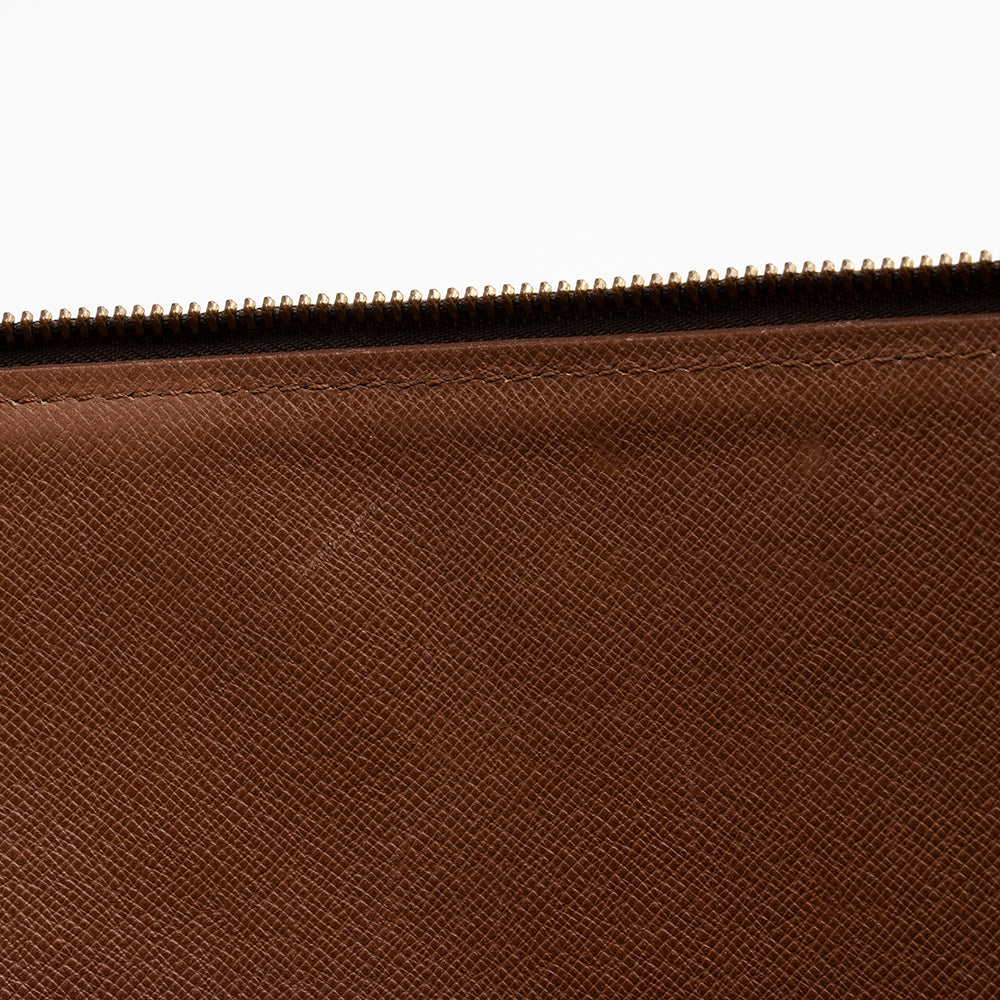 Louis Vuitton Vintage Monogram Canvas Poche Documents Portfolio (SHF-14800)