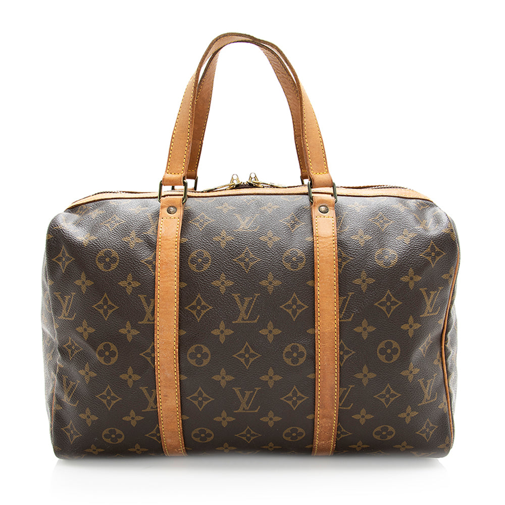 Louis Vuitton Vintage Monogram Canvas Sac Souple 35 Duffle Bag FINAL SALE  (SHF-19524)