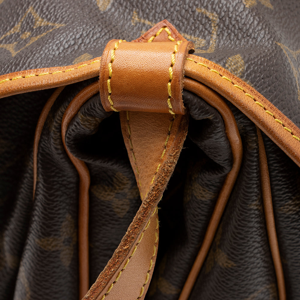 Louis Vuitton Vintage Monogram Canvas Saumur 30 Messenger Bag (SHF-14248)