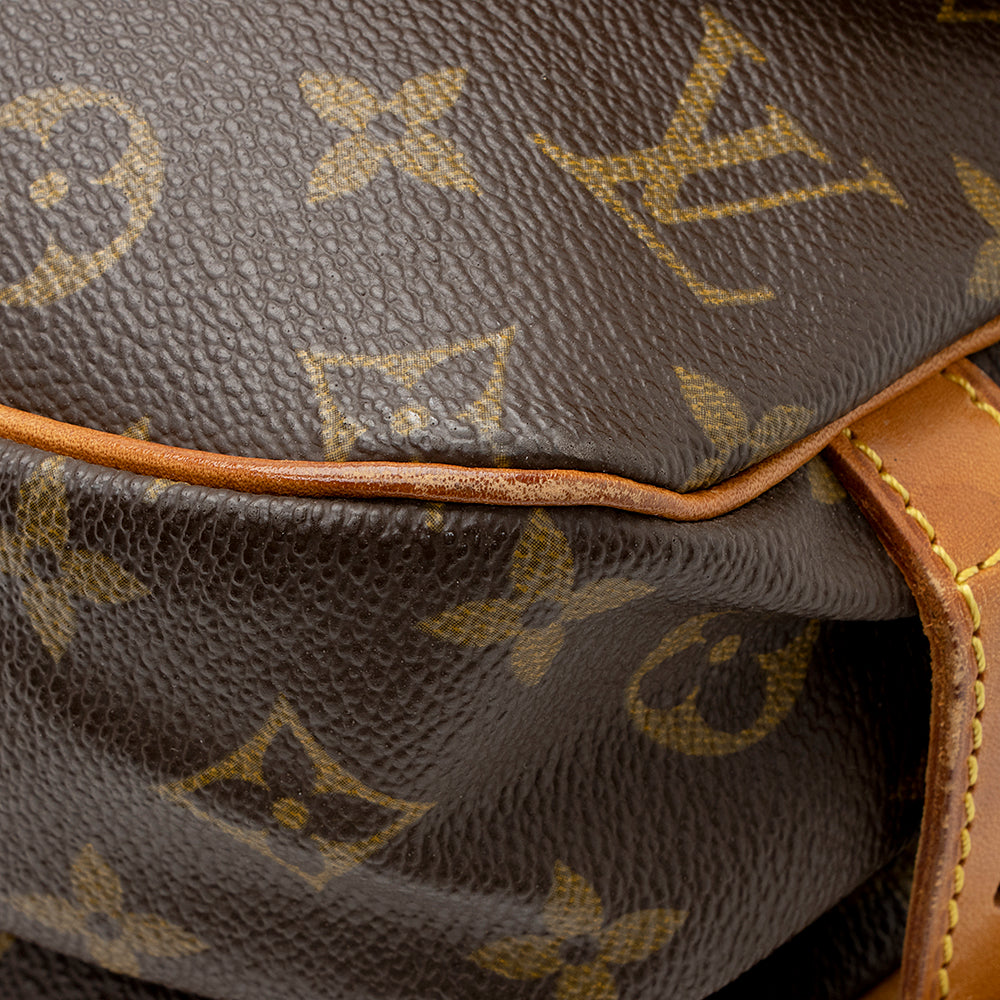 Louis Vuitton Vintage Monogram Canvas Saumur 30 Messenger Bag (SHF-20797)