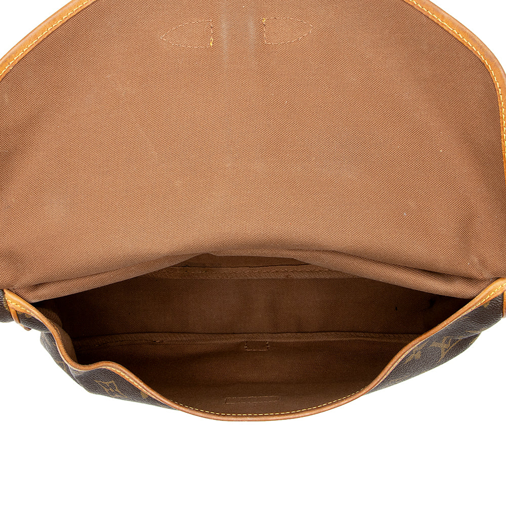 Louis Vuitton Vintage Monogram Canvas Saumur 30 Messenger Bag (SHF-20683)