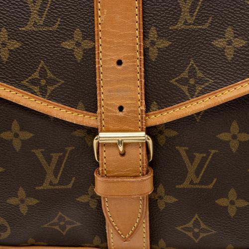 Louis Vuitton Vintage Monogram Canvas Saumur 35 Messenger Bag - FINAL SALE (SHF-23940)