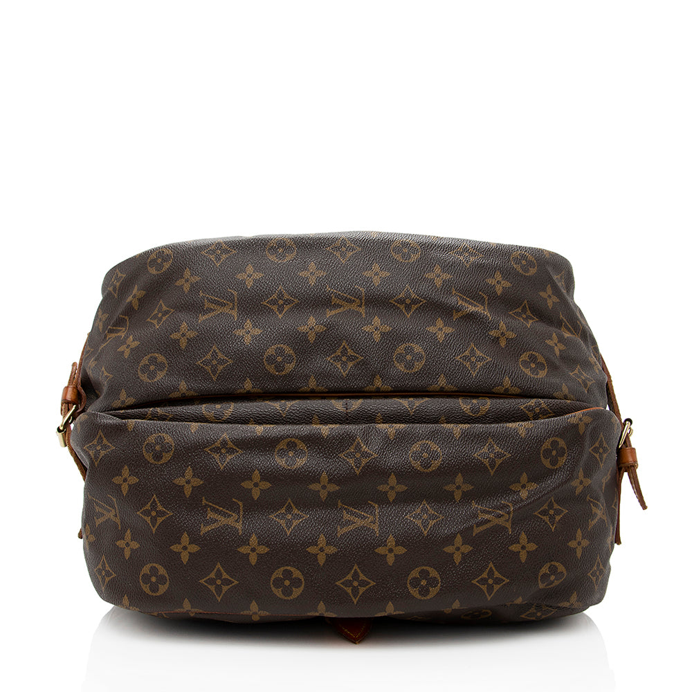 Louis Vuitton Vintage Monogram Canvas Saumur 35 Messenger Bag (SHF-18385)