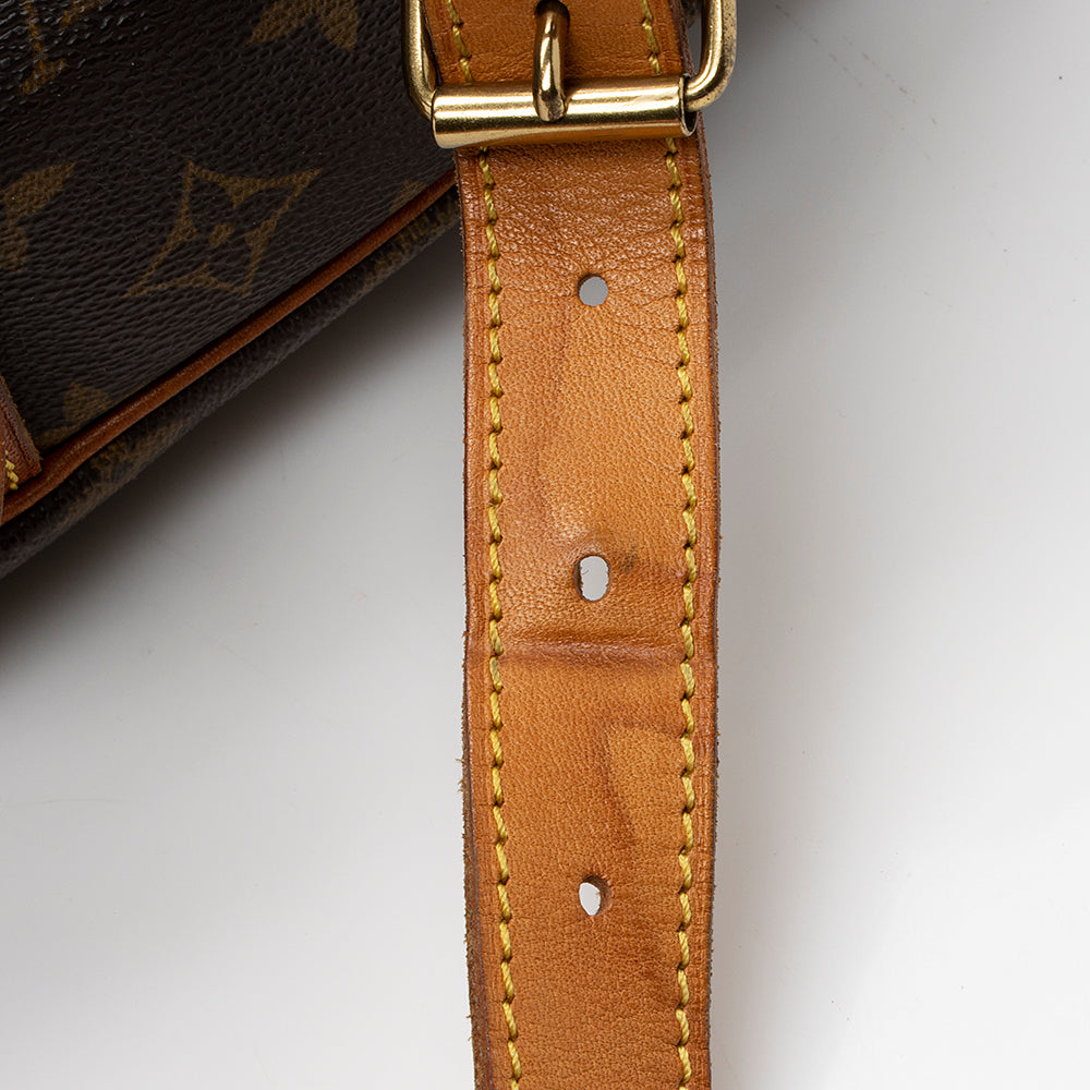 Louis Vuitton Vintage Monogram Canvas Saumur 35 Messenger Bag (SHF-18385)