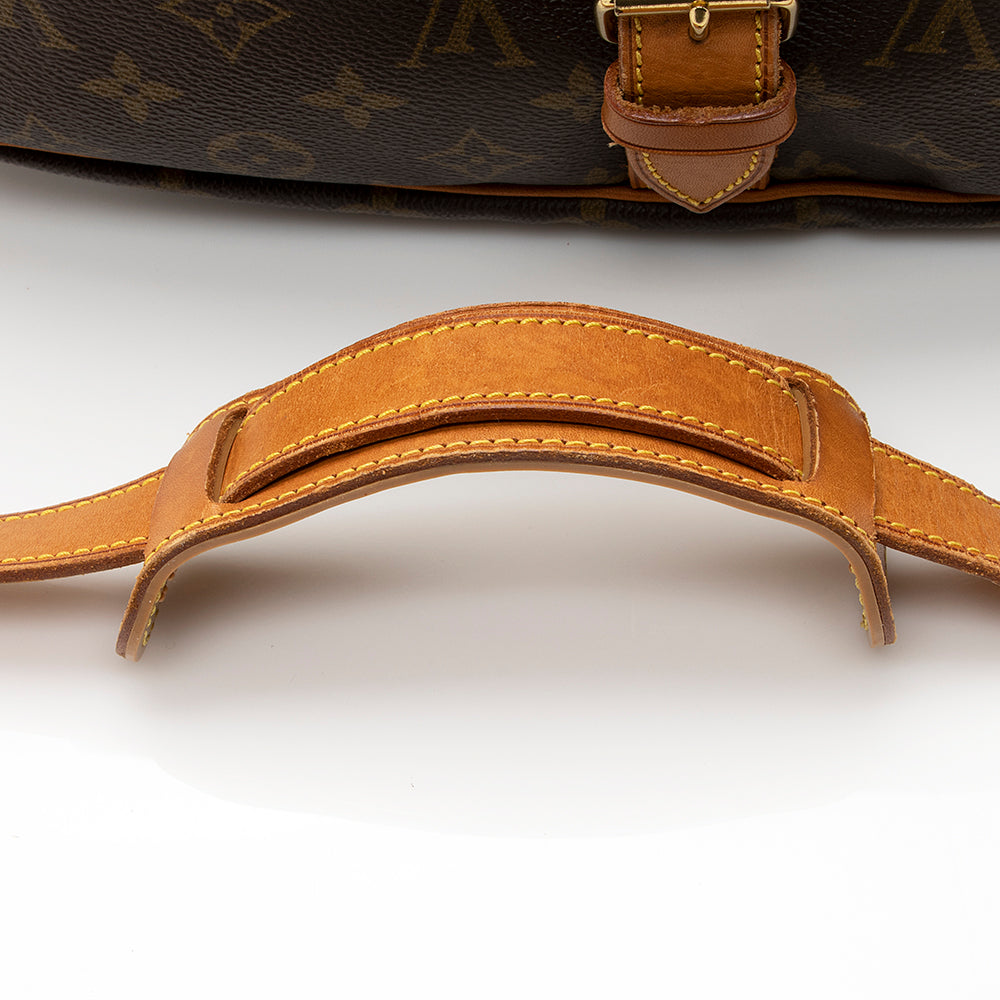 Louis Vuitton Vintage Monogram Canvas Saumur 35 Messenger Bag (SHF-20372)
