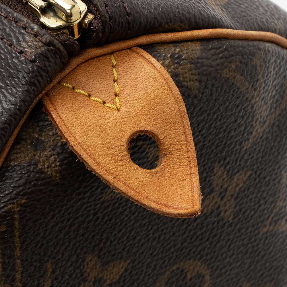 Louis Vuitton Vintage Monogram Canvas Speedy 30 Satchel (SHF-18386)