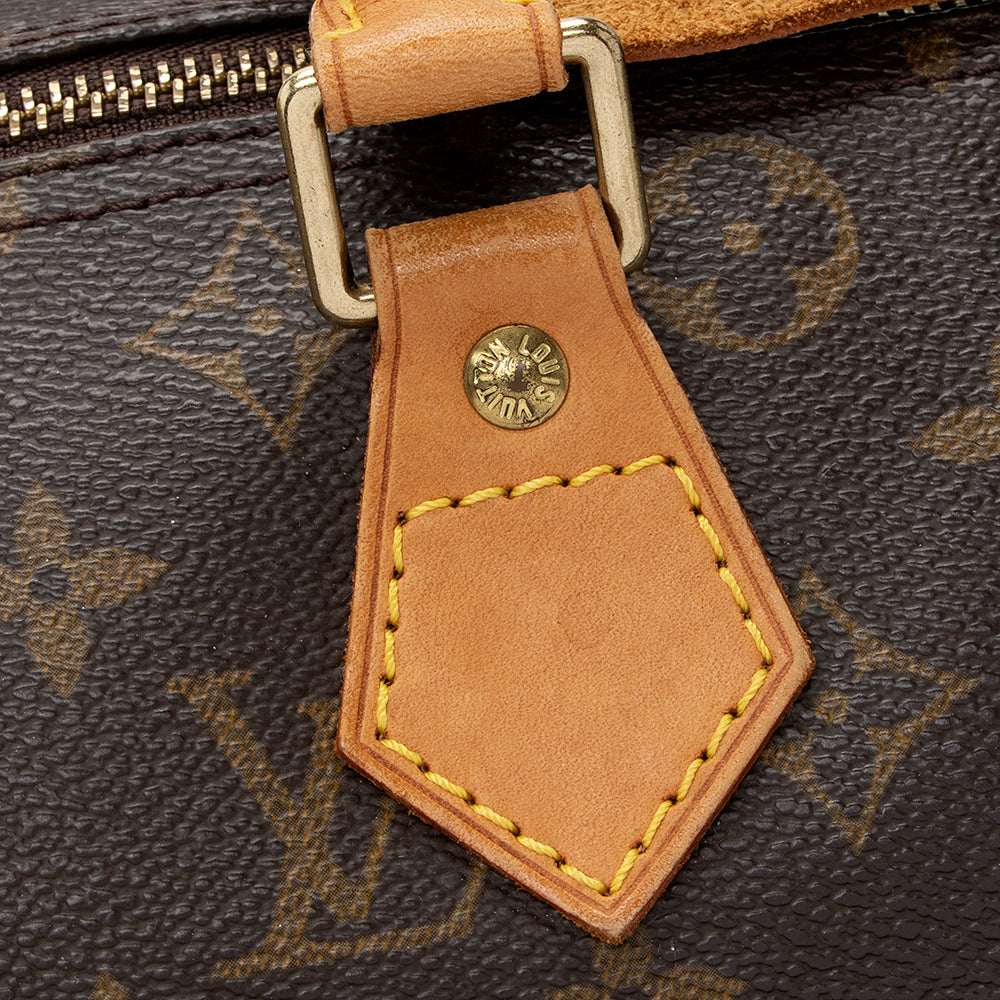 Louis Vuitton Vintage Monogram Canvas Speedy 30 Satchel (SHF-18386)