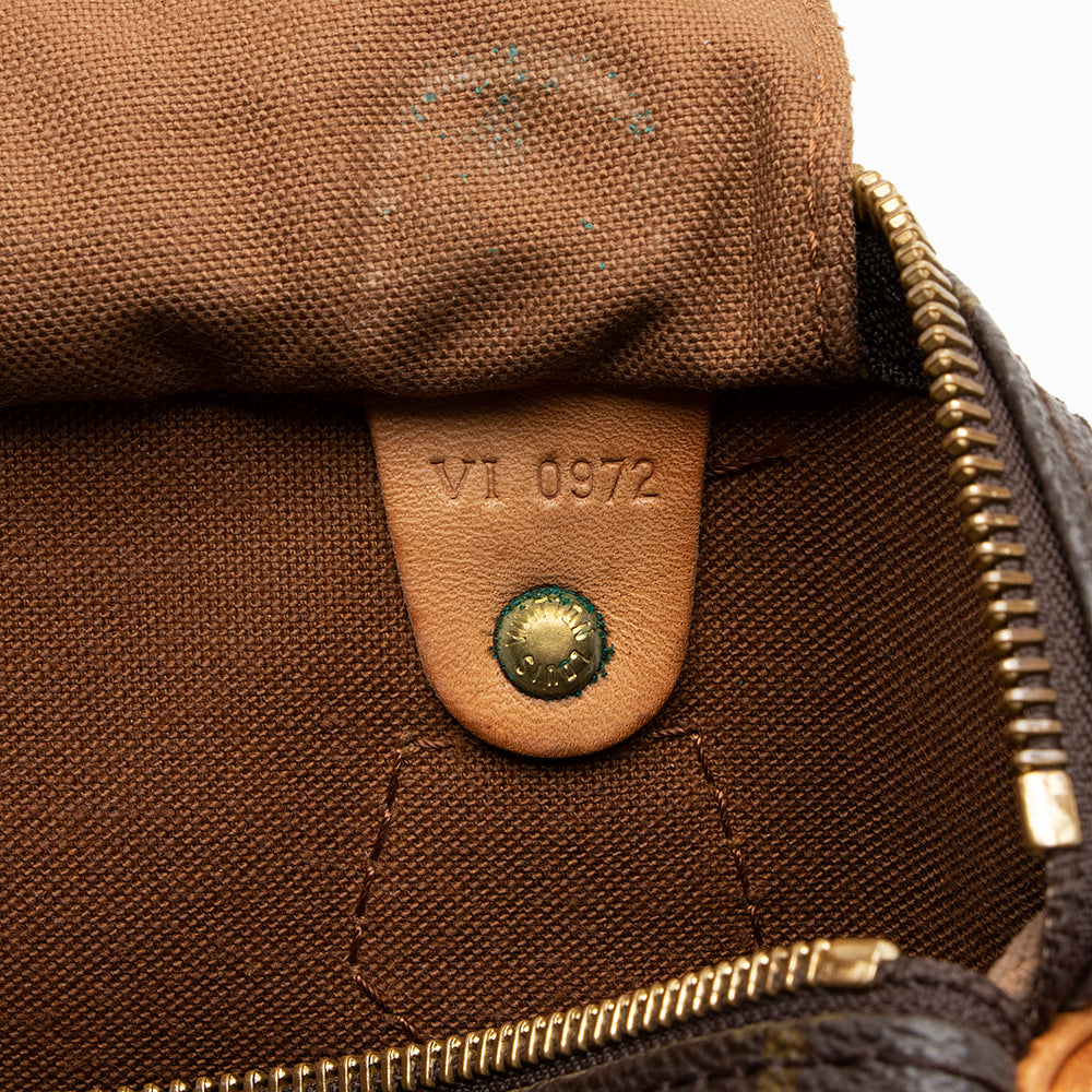 Louis Vuitton Vintage Monogram Canvas Speedy 30 Satchel (SHF-18388)