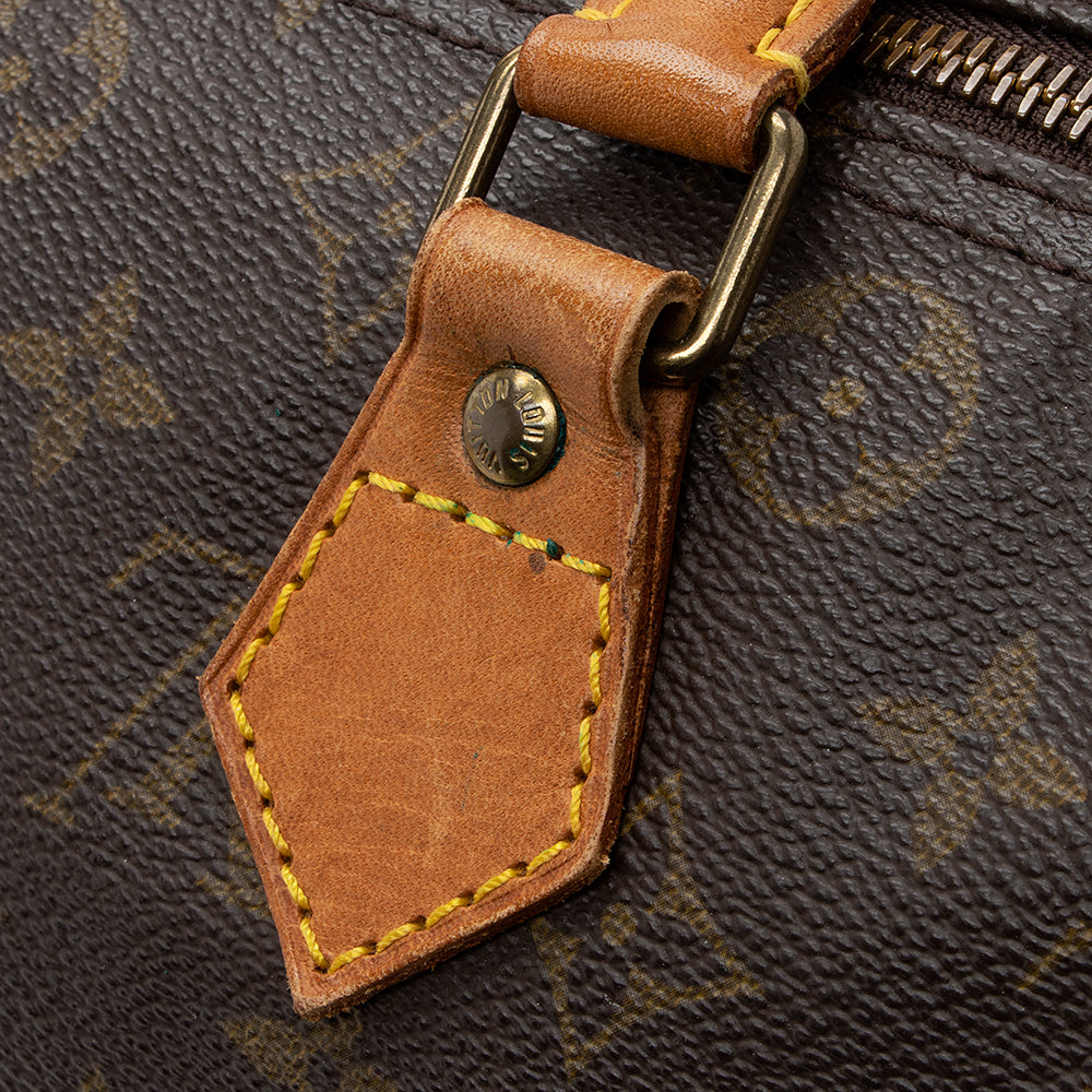 Louis Vuitton Vintage Monogram Canvas Speedy 30 Satchel (SHF-18388)