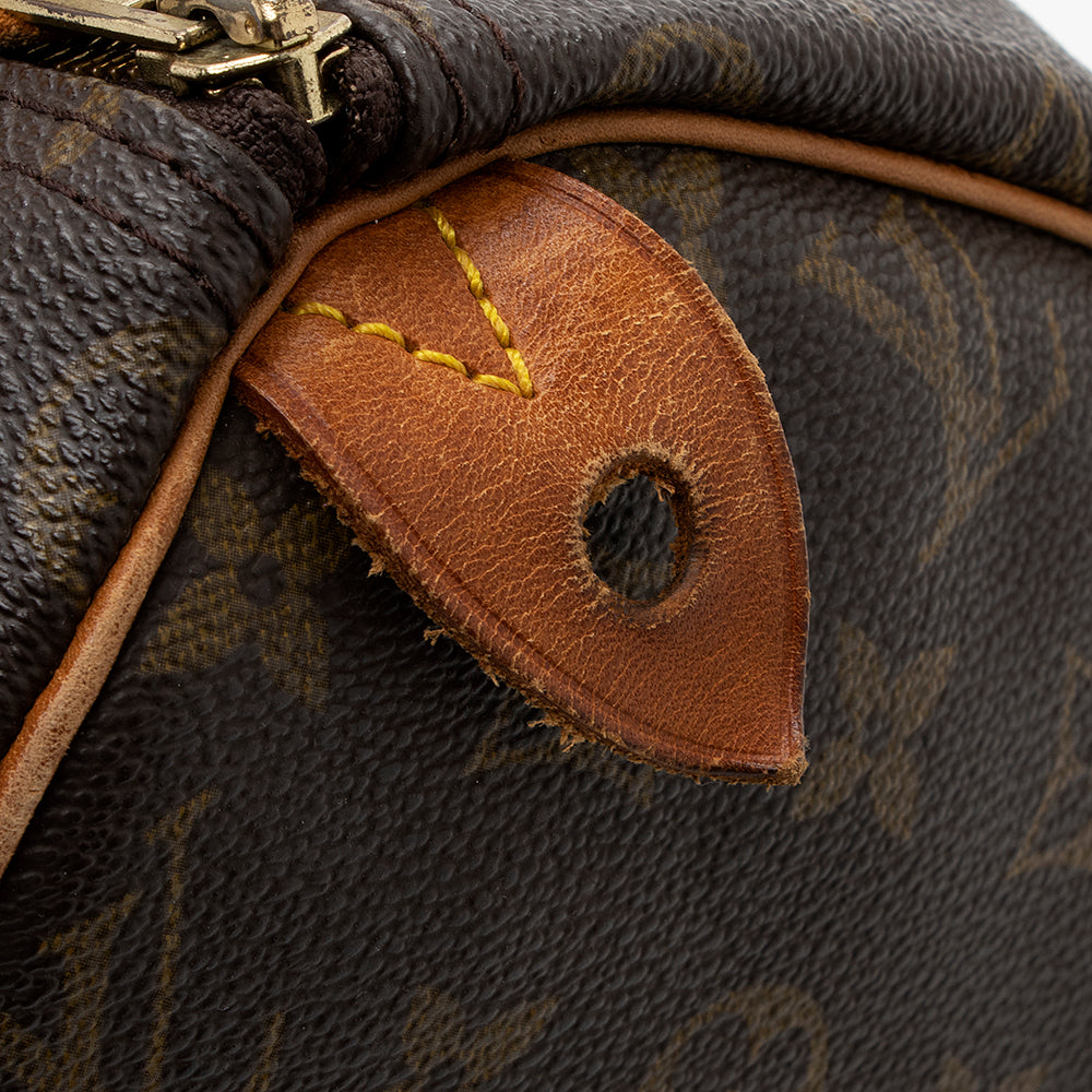 Louis Vuitton Vintage Monogram Canvas Speedy 30 Satchel (SHF-18388)