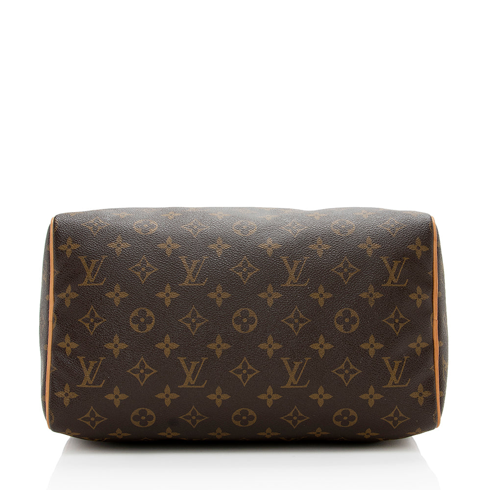 Louis Vuitton Vintage Monogram Canvas Speedy 30 Satchel (SHF-Nnx6Aj)
