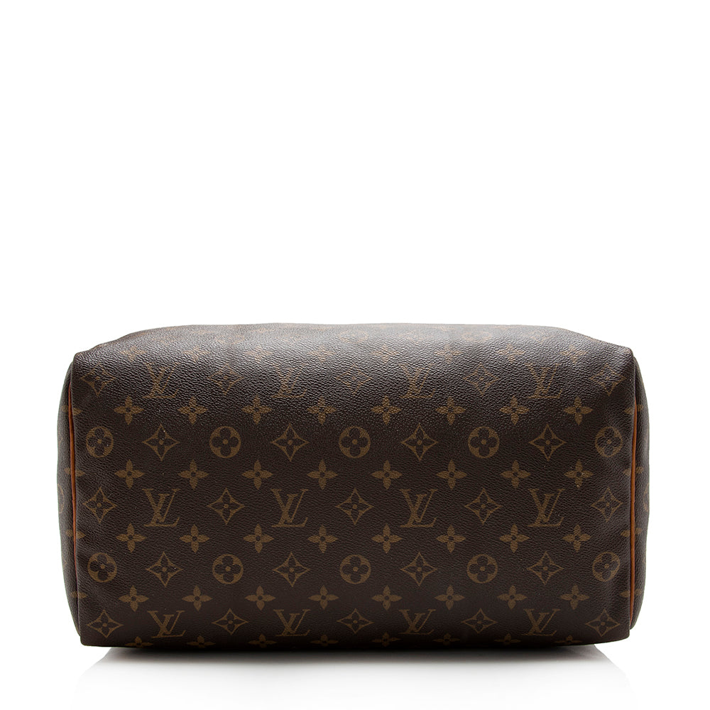 Louis Vuitton Vintage Monogram Canvas Speedy 35 Satchel (SHF-15685)