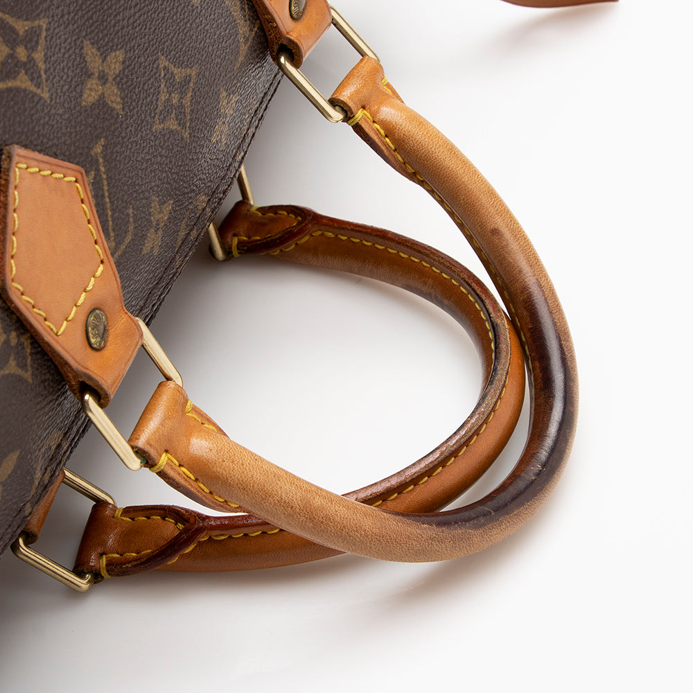 Louis Vuitton Vintage Monogram Canvas Speedy 35 Satchel (SHF-15685)