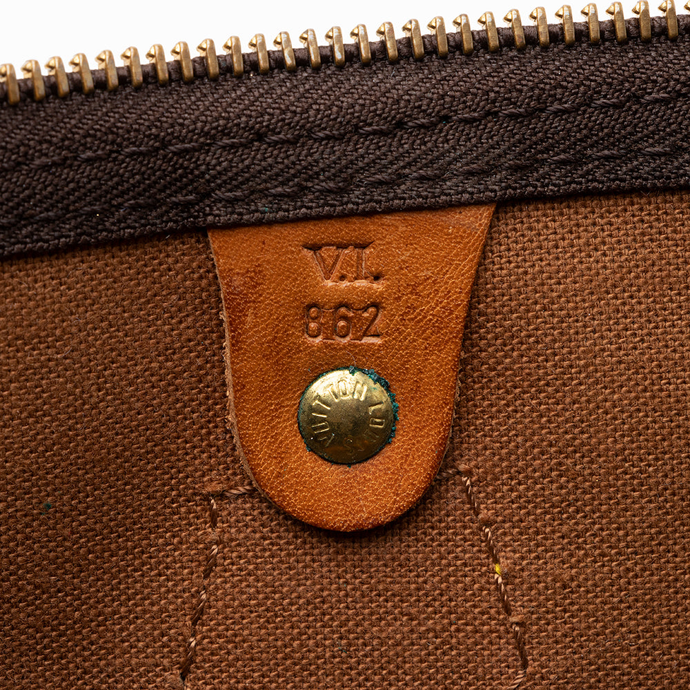 Louis Vuitton Vintage Monogram Canvas Speedy 35 Satchel (SHF-18360)