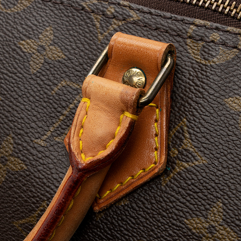 Louis Vuitton Vintage Monogram Canvas Speedy 35 Satchel (SHF-18360)