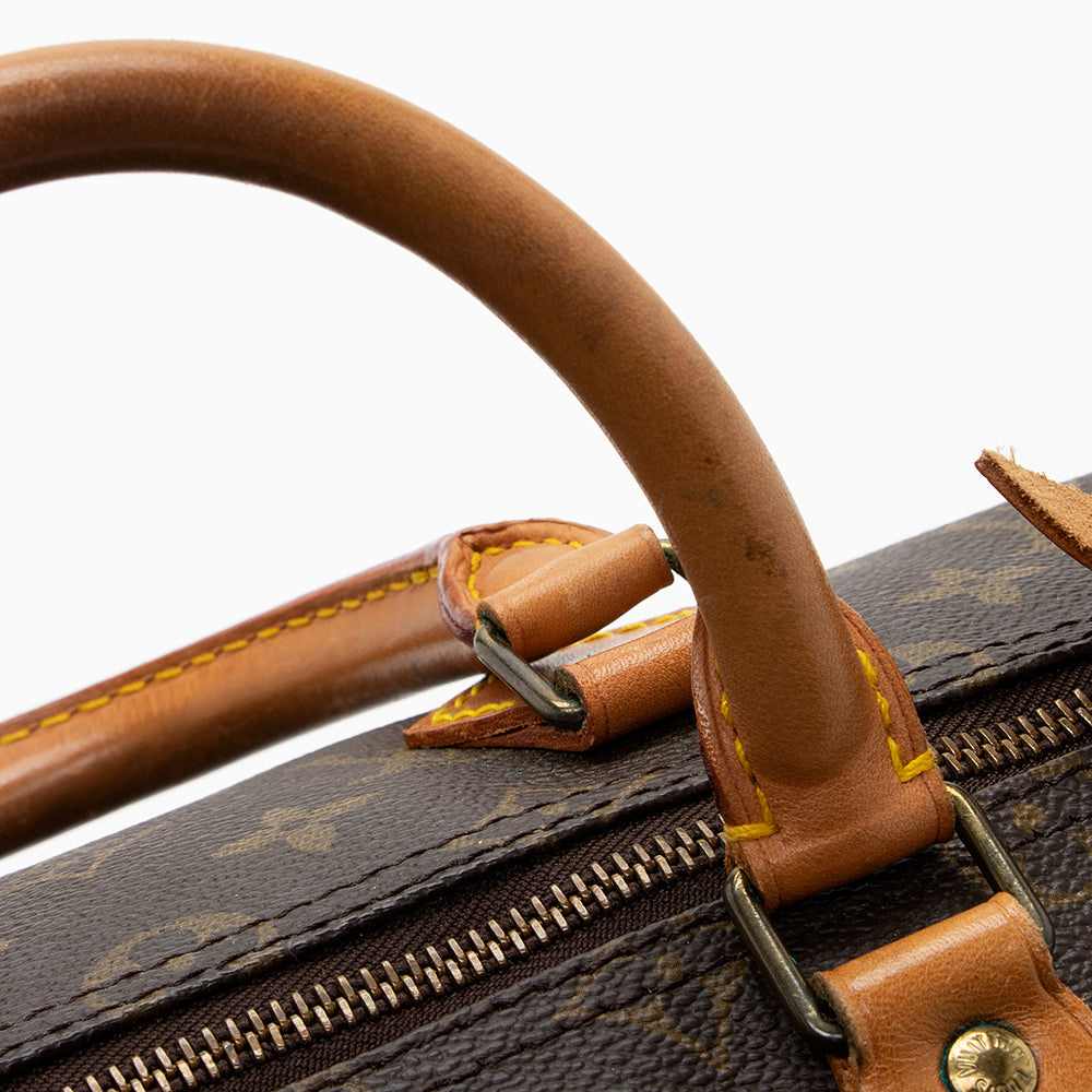 Louis Vuitton Vintage Monogram Canvas Speedy 35 Satchel (SHF-18360)