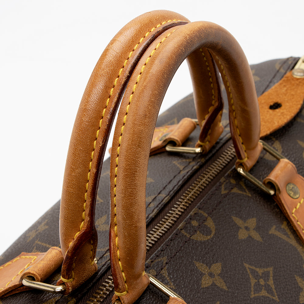 Louis Vuitton Vintage Monogram Canvas Speedy 35 Satchel (SHF-22048)