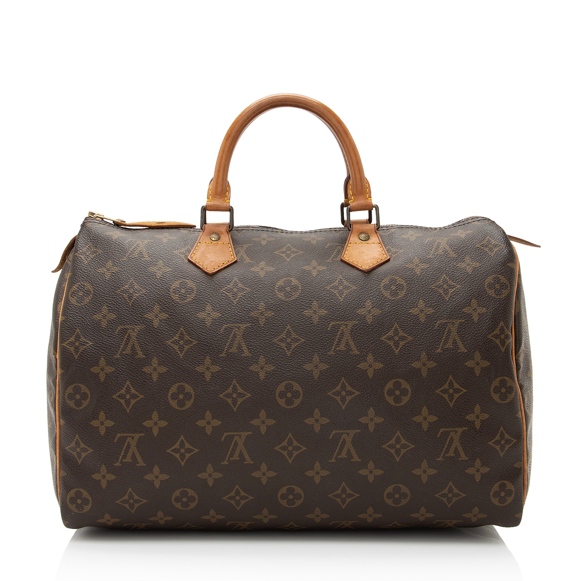 Louis Vuitton Vintage Monogram Canvas Speedy 35 Satchel (SHF-22507)