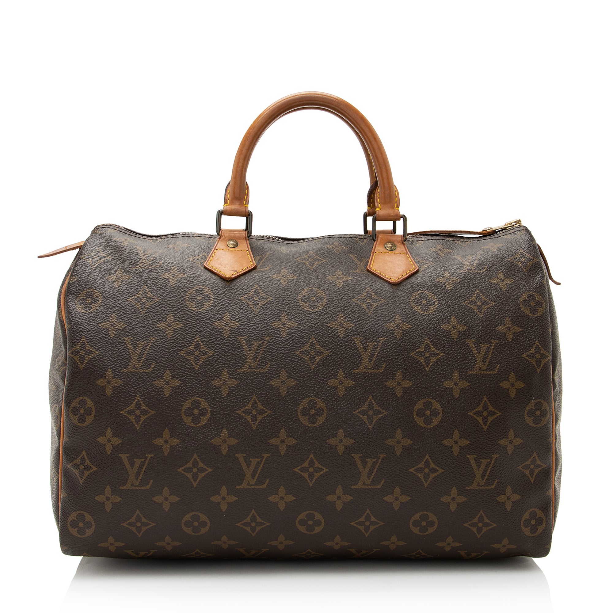 Louis Vuitton Vintage Monogram Canvas Speedy 35 Satchel (SHF-22507)