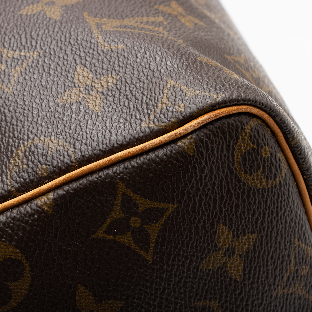 Louis Vuitton Vintage Monogram Canvas Speedy 40 Satchel (SHF-16140)