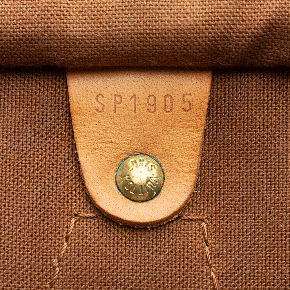 Louis Vuitton Vintage Monogram Canvas Speedy 40 Satchel (SHF-19347)