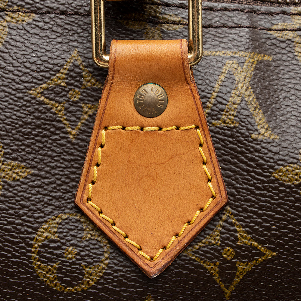 Louis Vuitton Vintage Monogram Canvas Speedy 40 Satchel (SHF-19347)