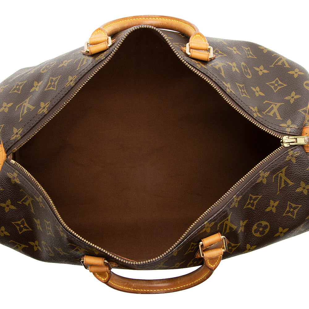 Louis Vuitton Vintage Monogram Canvas Speedy 40 Satchel (SHF-19347)