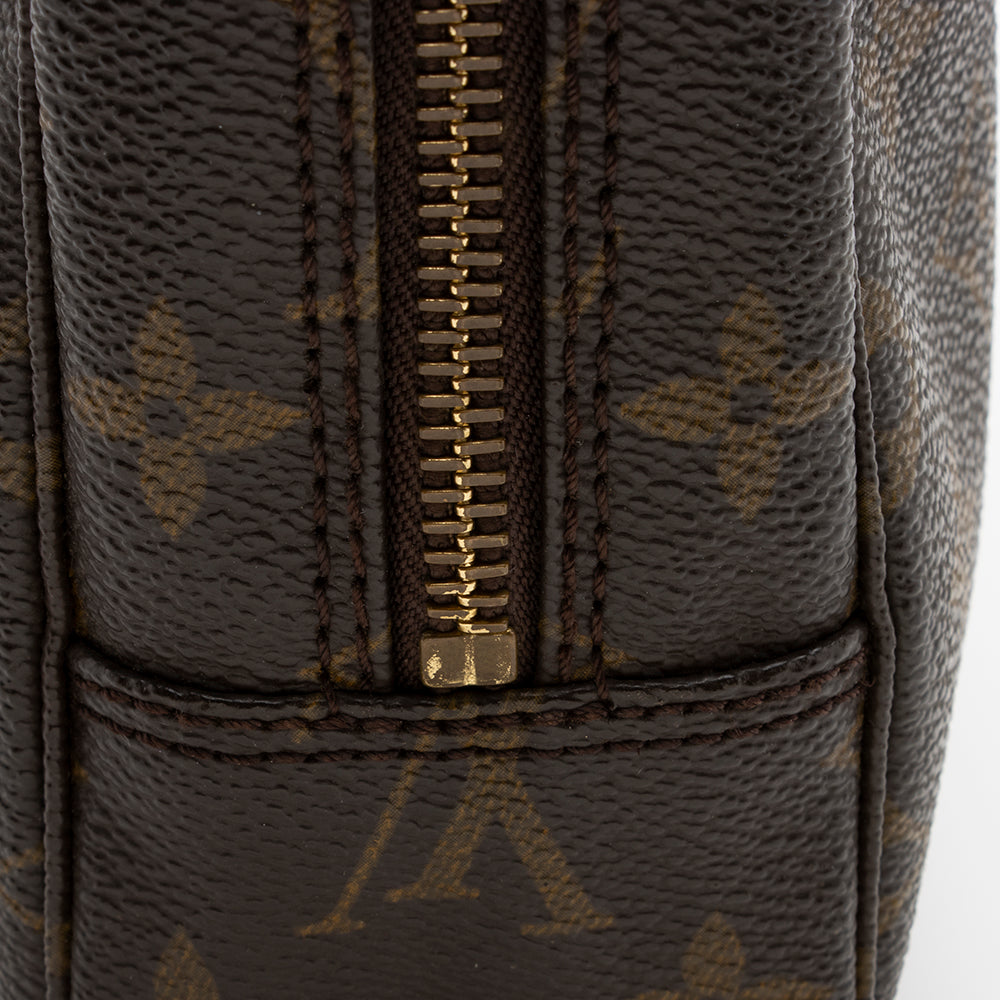 Louis Vuitton Vintage Monogram Canvas Trousse Toiletry Pouch 23 (SHF-14662)