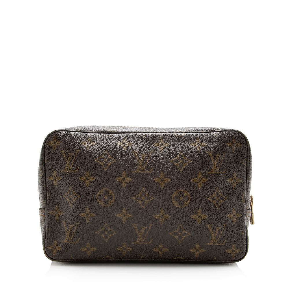 Louis Vuitton Vintage Monogram Canvas Trousse Toiletry Pouch 23 (SHF-14664)