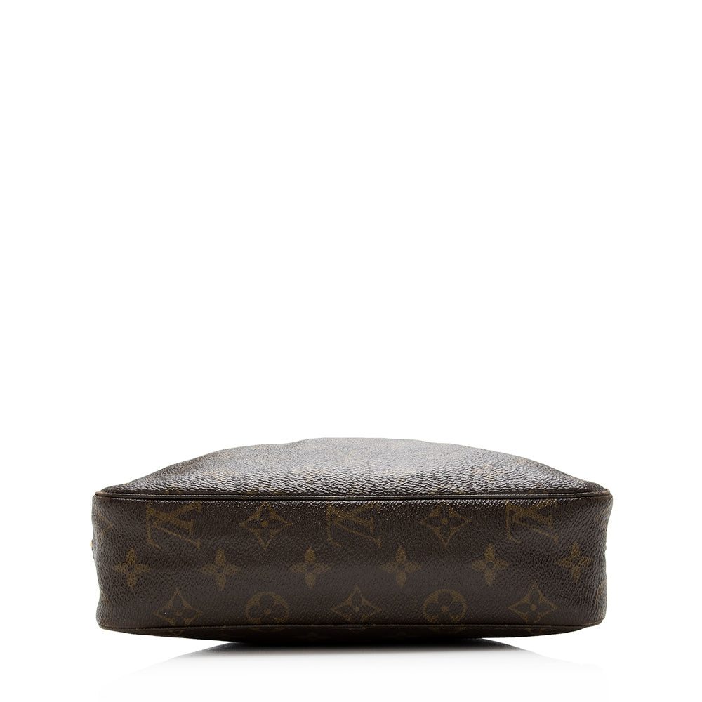 Louis Vuitton Vintage Monogram Canvas Trousse Toiletry Pouch 23 (SHF-14664)
