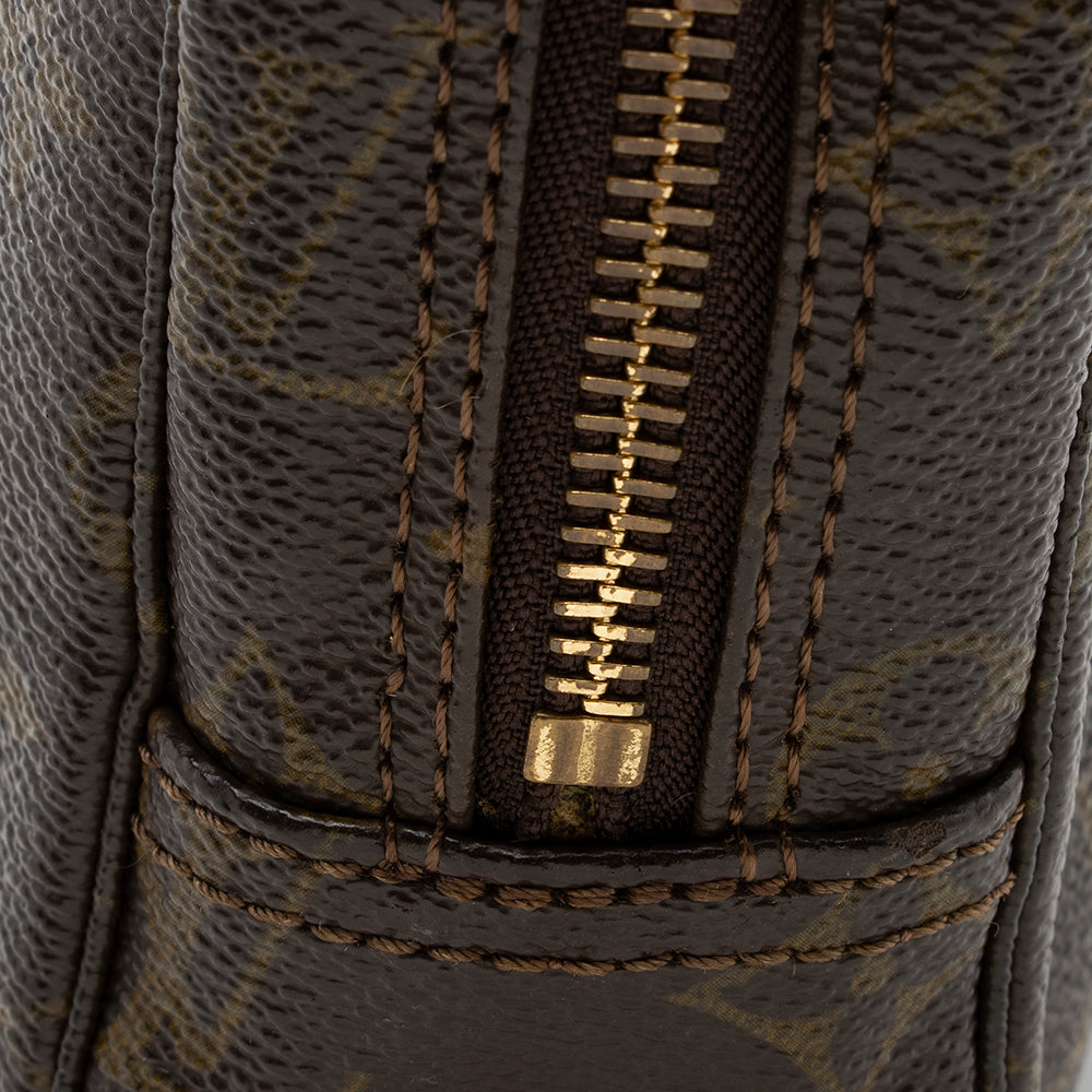 Louis Vuitton Vintage Monogram Canvas Trousse Toiletry Pouch 23 (SHF-14664)
