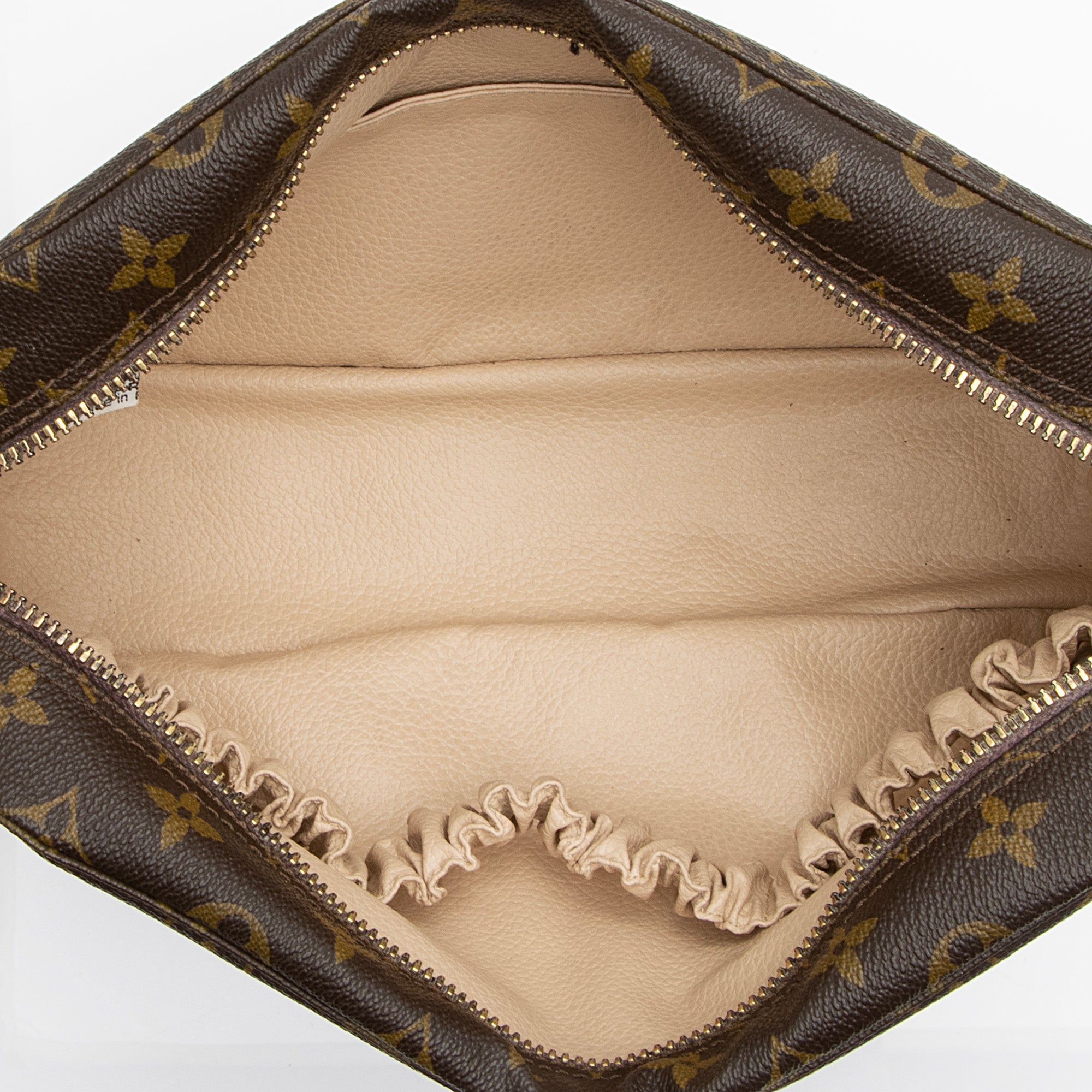 Louis Vuitton Vintage Monogram Canvas Trousse Toiletry Pouch 28 (SHF-23295)
