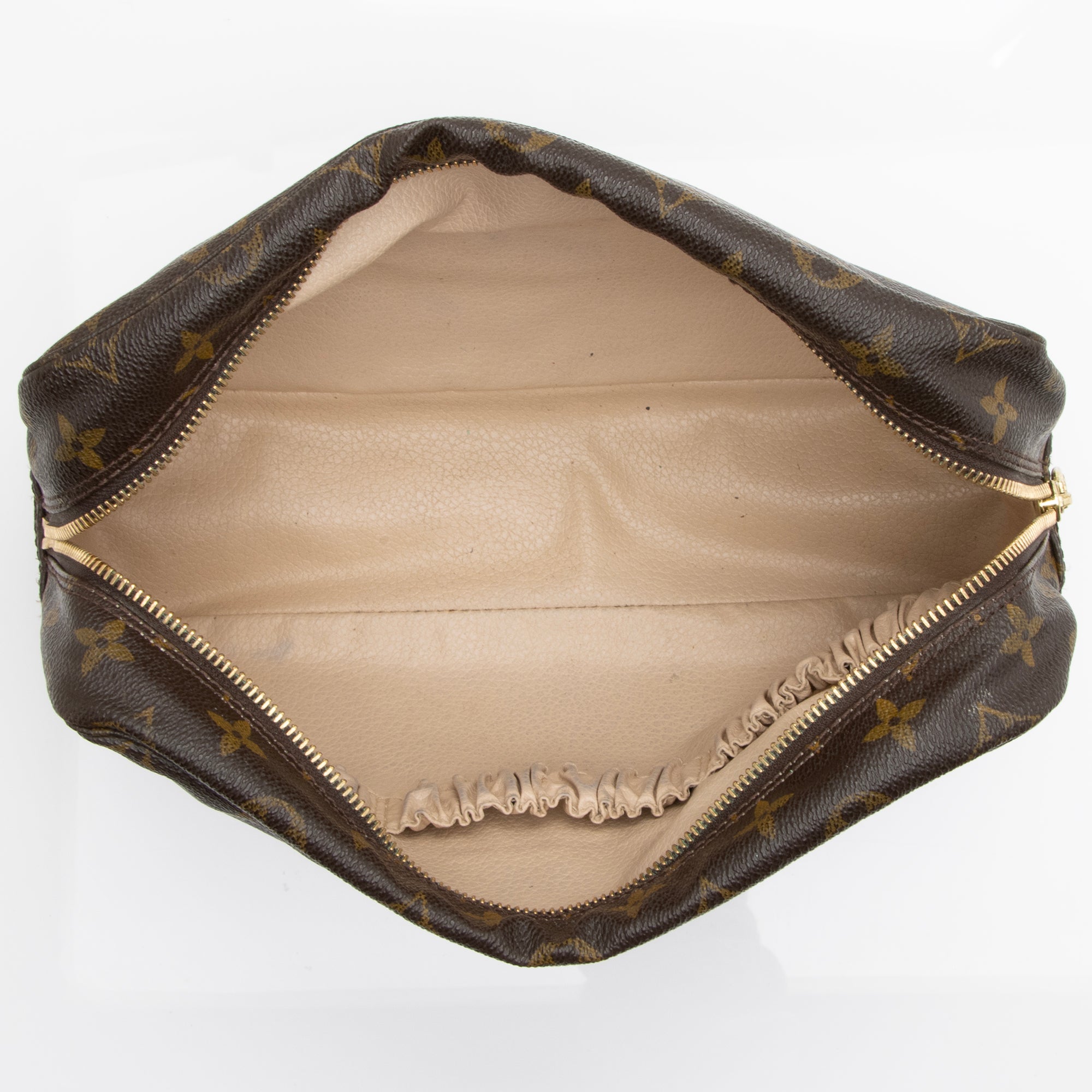 Louis Vuitton Vintage Monogram Canvas Trousse Toiletry Pouch 28 (SHF-23314)