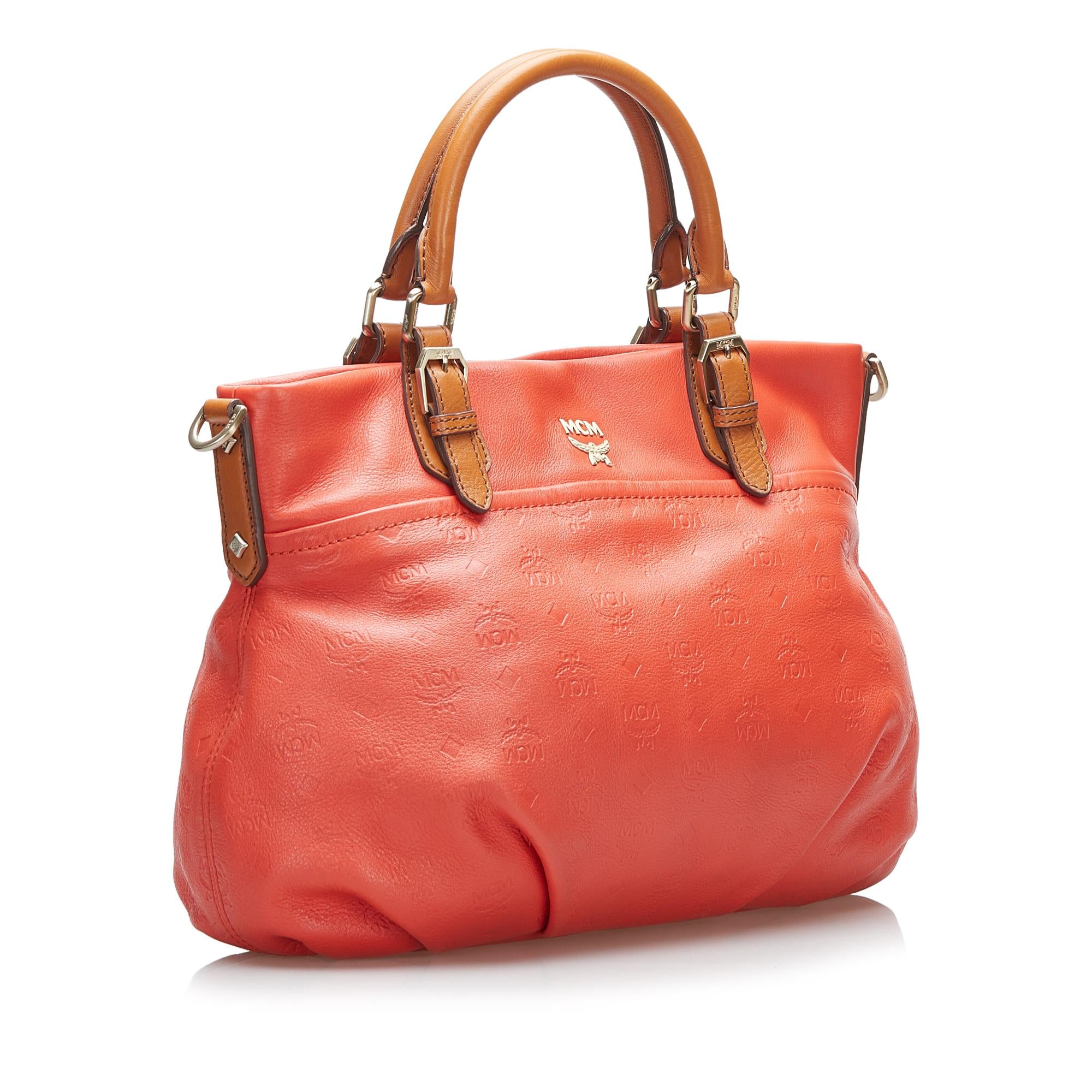 MCM Calf Leather Satchel (SHG-2pS6lq)