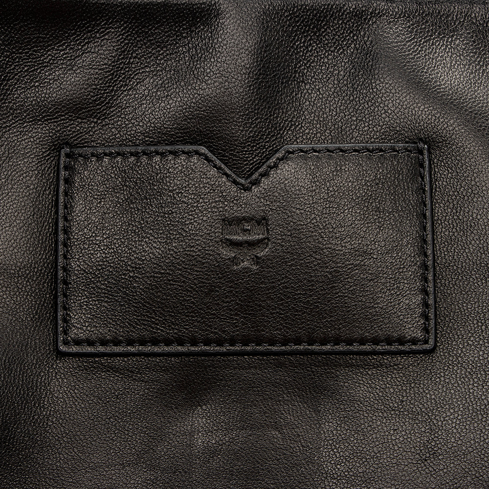 MCM Lambskin Killian Medium Messenger Bag (SHF-16468)