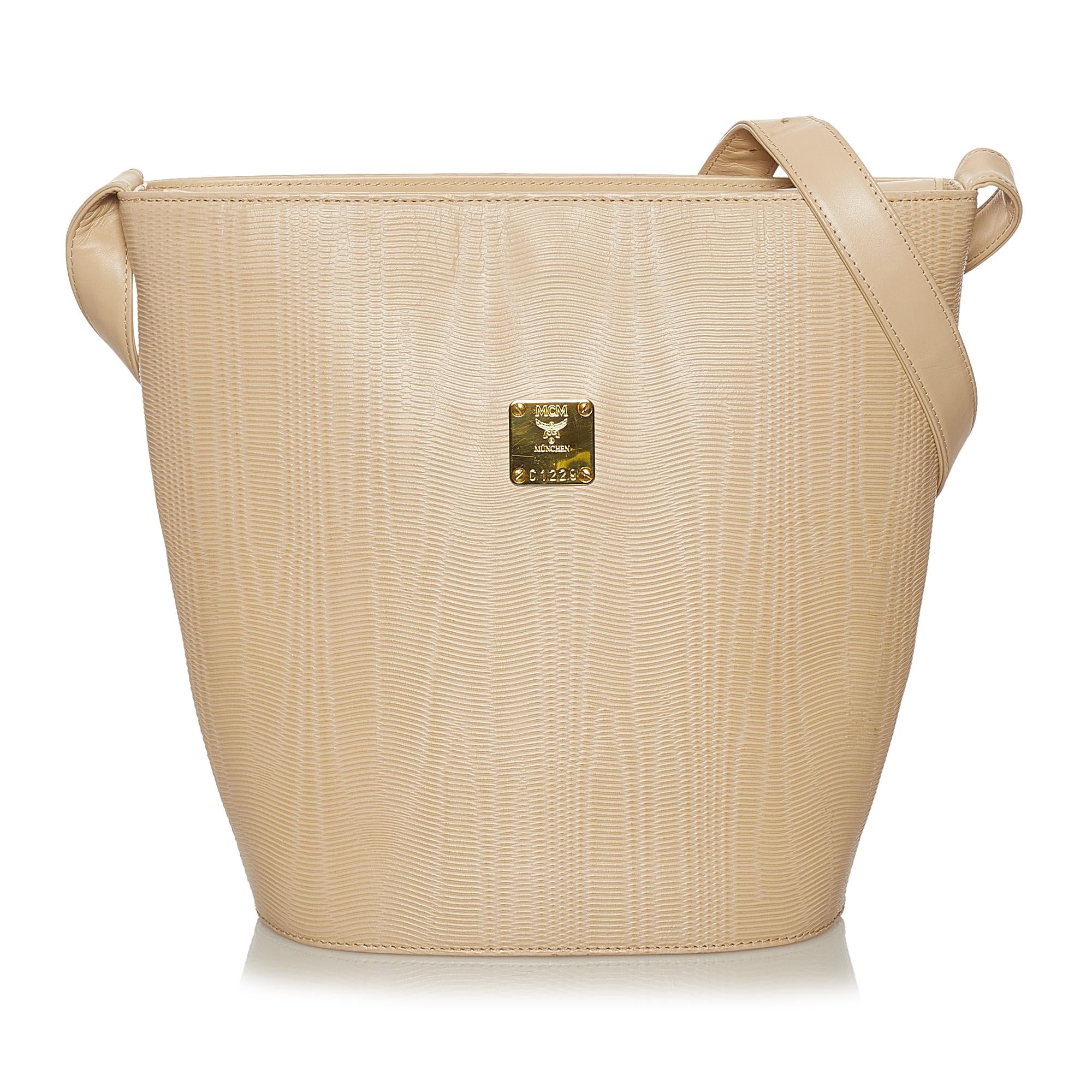 MCM Leather Crossbody Bag (SHG-28459)