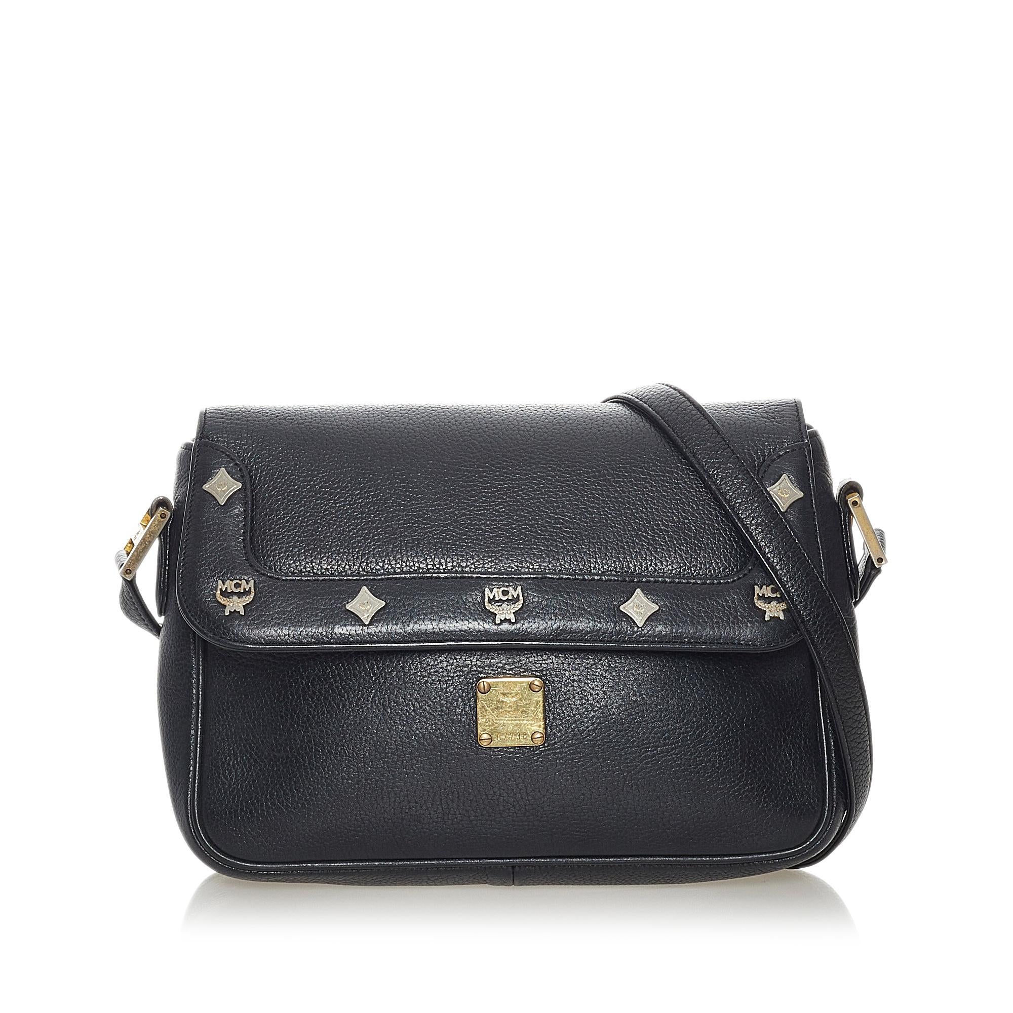 MCM Leather Crossbody Bag (SHG-37481)