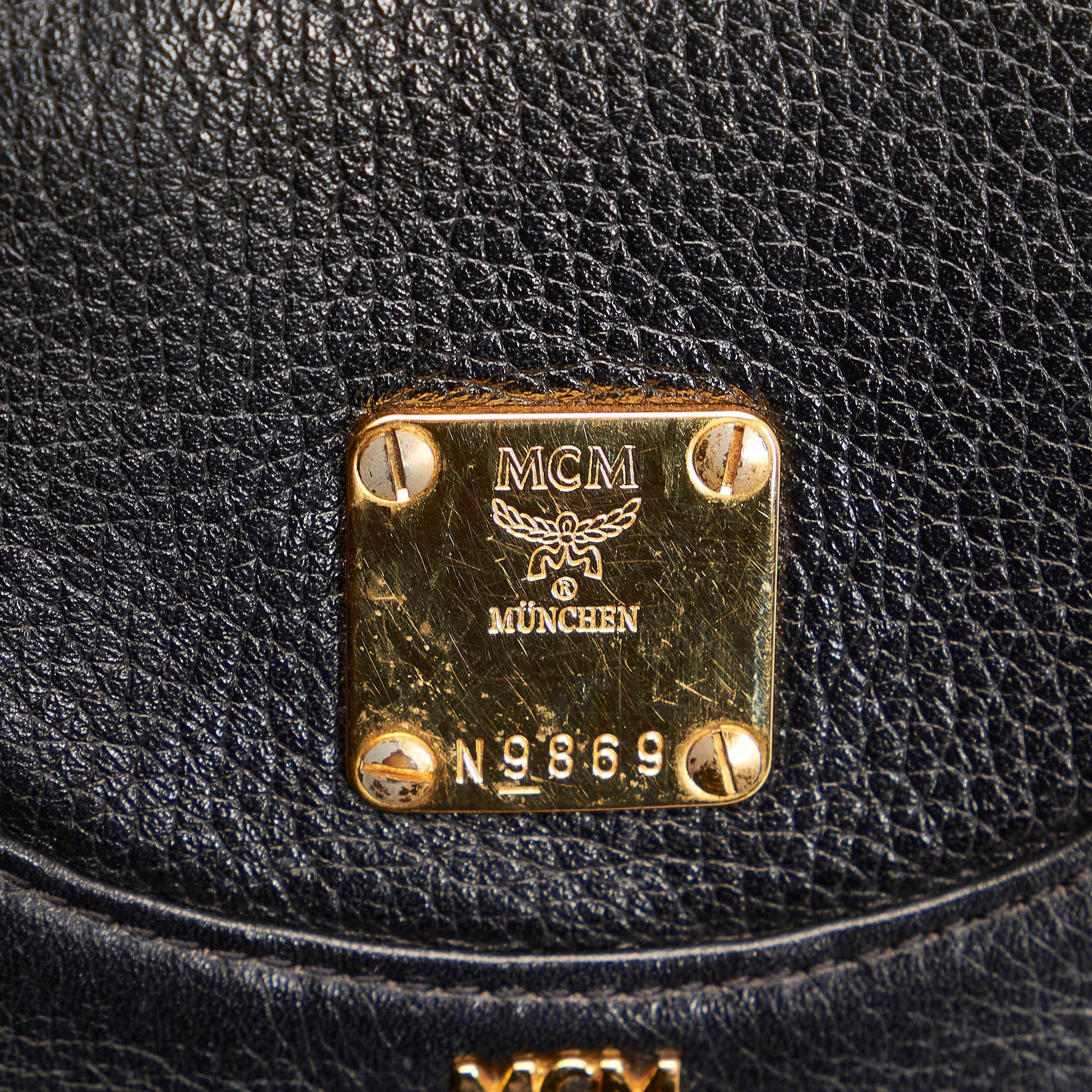 MCM Leather Drawstring Backpack (SHG-28413)