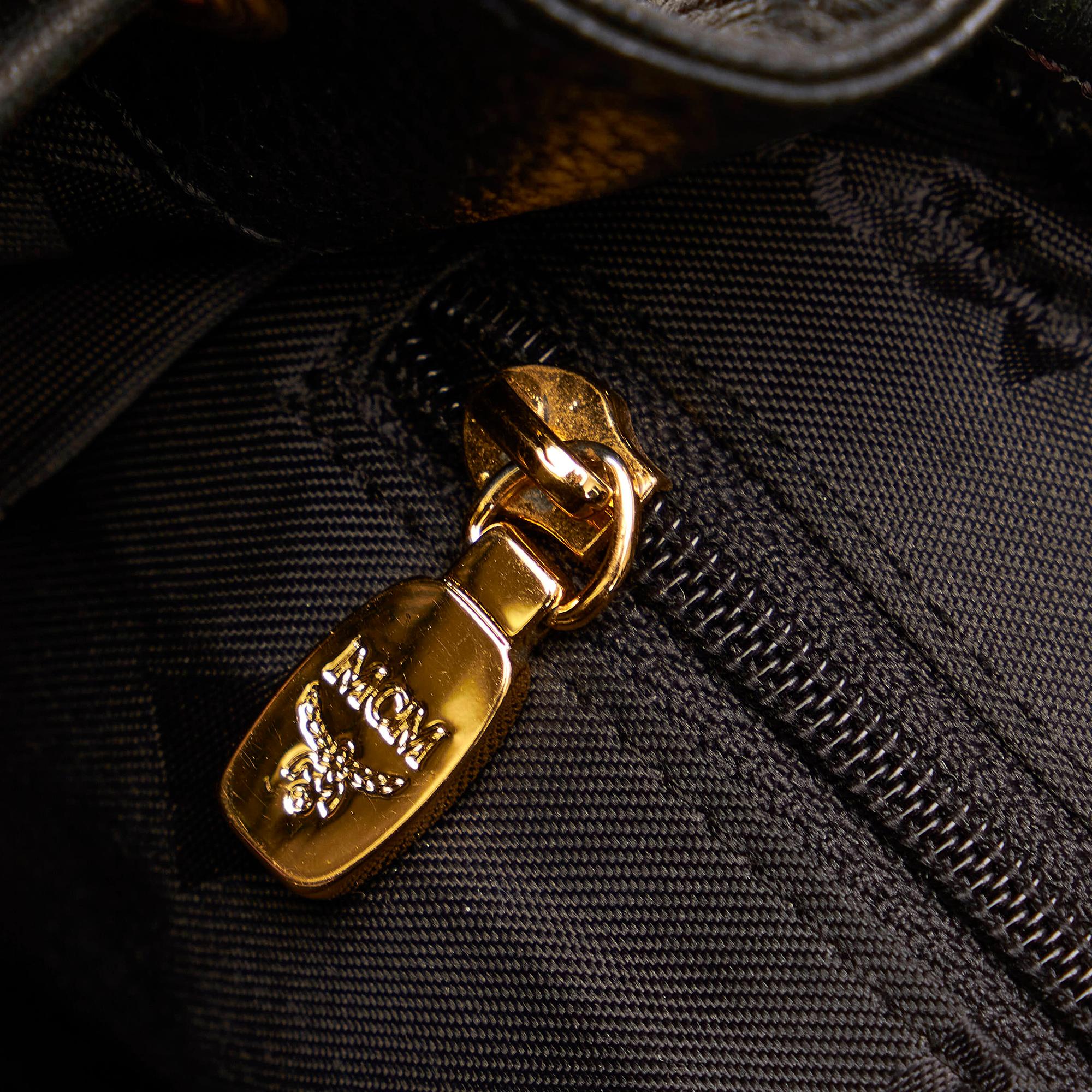 MCM Leather Drawstring Backpack (SHG-28413)